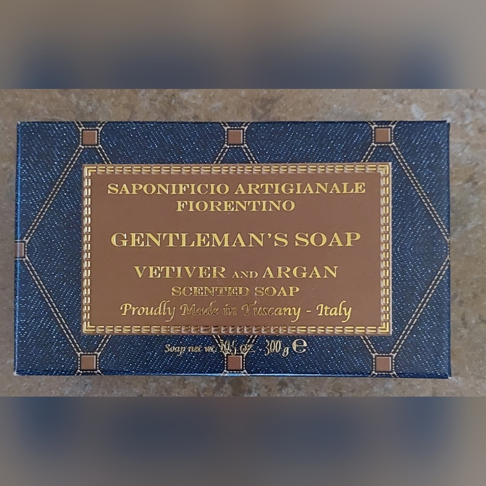 Gentleman's Soap - Blue and Gold